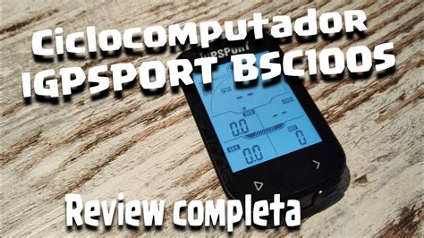 Igpsport Bsc S Review Completa Youtube