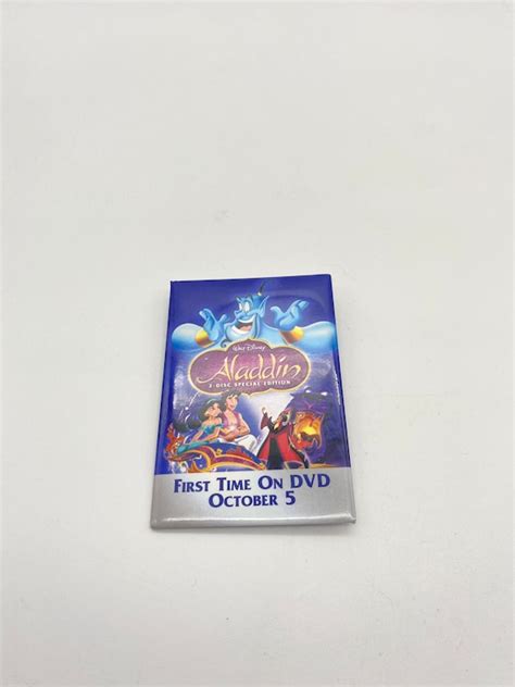 Disney Aladdin Special Edition DVD Movie Release Butt… - Gem