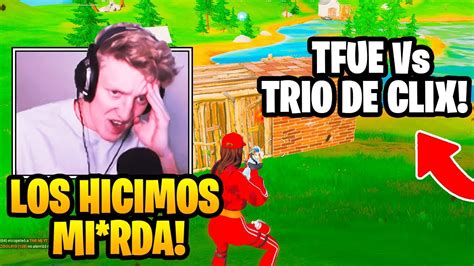 Tfue Destroza Al Mejor Trio En Torneo De Arena En Fortnite 😱 Ambas Perspectivas Youtube