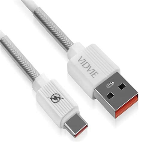 KABEL USB TYPE C DO SZYBKIEGO ŁADOWANIA VIDVIE 3 1A 1 METR Sklep