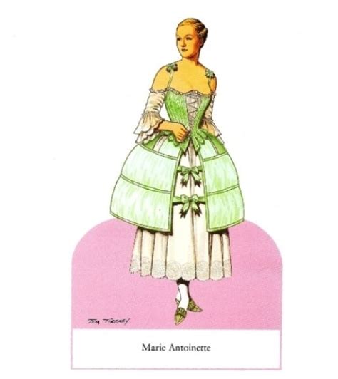 Marie Antoinette Gabi S Paper Dolls Papirdukker Dukke