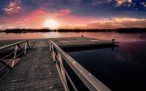 Lake Dock Wallpapers - Top Free Lake Dock Backgrounds - WallpaperAccess