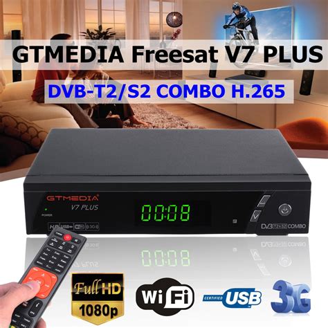 GTMEDIA HD COMBO FREESAT Satellite Receiver DVB S2 T2 Satellite TV Set