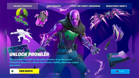 How To Complete All Of The Prowler Questschallenges In Fortnite Youtube