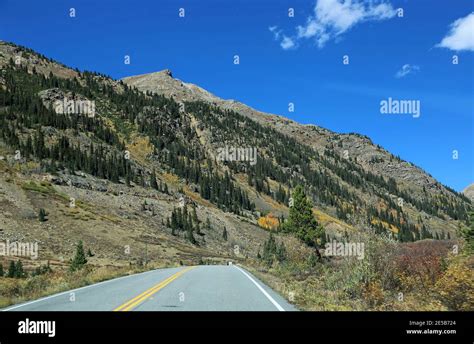 State Highway 82 Rocky Mountains Colorado Stock Photo Alamy