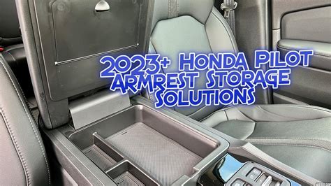 Honda Pilot Center Console Storage Solutions Youtube