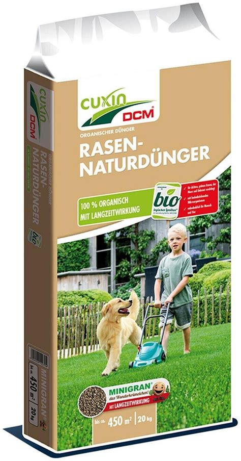 CUXIN DCM Rasen Naturdünger 20kg Minigran 12270 ab 41 95