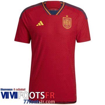 Magasin Espagne Maillots Foot World Cup 2022 Homme Domicile