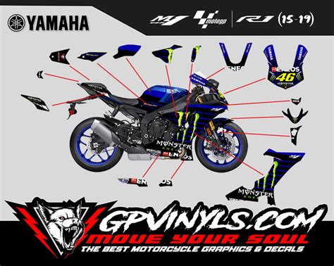 Kit Adhesivos Yamaha R Motogp Gpvinyls