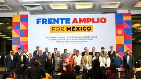 Xóchitl Gálvez Cuestionó Recolección De Firmas En El Frente Amplio Por