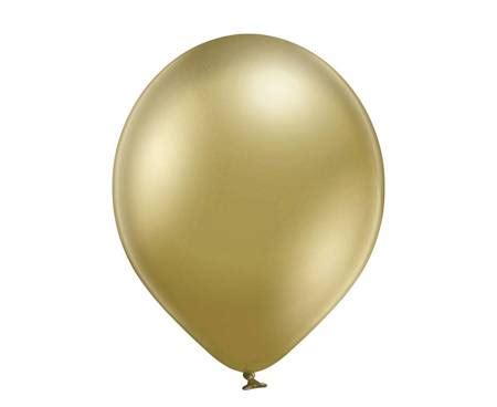 Balon lateksowe D5 Glossy Gold złote 12cm 100 szt Balony lateksowe