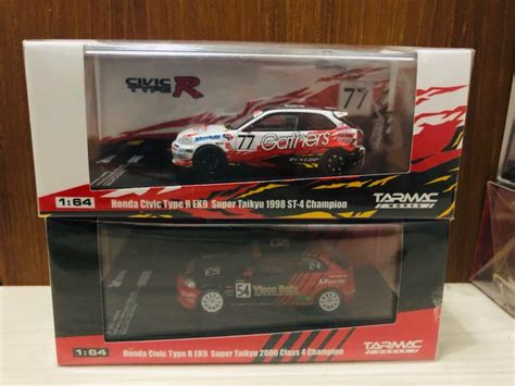 TARMAC WORKS CIVIC EK9 NOT IGNITION MODEL INNO HOT WHEELS TOMICA MINI GT Hobbies Toys Toys