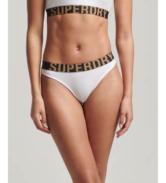 Superdry Braguita Tipo Bikini De Algod N Org Nico Con Logotipo Grande Tienda Esdemarca Calzado