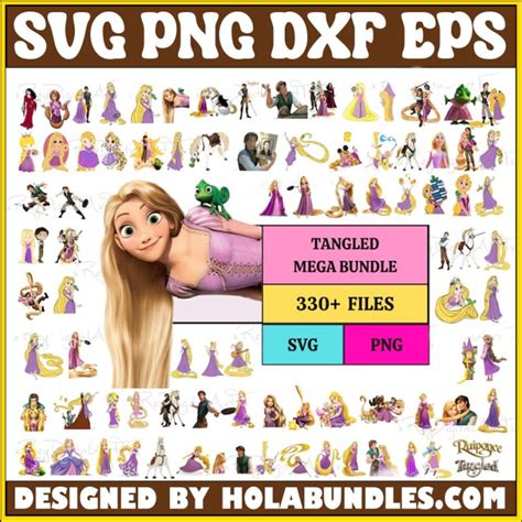 Rapunzel Svg Bundle Tangled Svg Rapunzel Svg Files For Cricut And