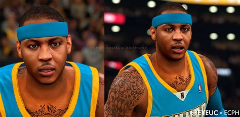 NBA 2K22 Carmelo Anthony Cyberface (Denver Nuggets Version) - Shuajota ...