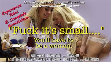 Fuck It S Small Small Penis Feminization Tranisa Crossdressing Feminization Clips Sale