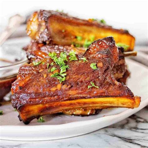 Marinated Lamb Ribs Sweet Caramel Sunday