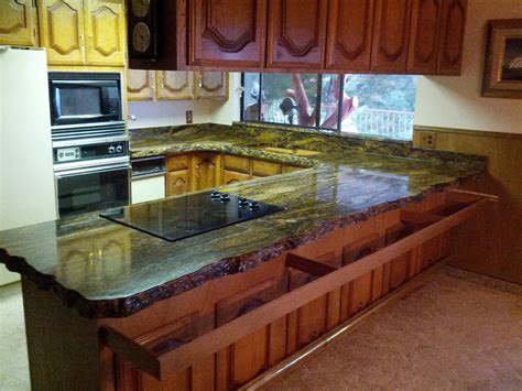 Stone Solutions Granite: Rustic Chiseled Edge Blue Storm Granite