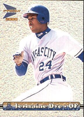 Pacific Prism Pebbly Dots Royals Baseball Card Jermaine Dye