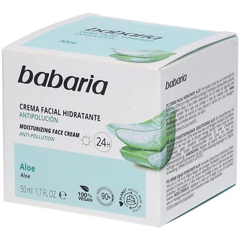 babaria Crème hydratante à l aloe vera 24 heures 50 ml Redcare Apotheke