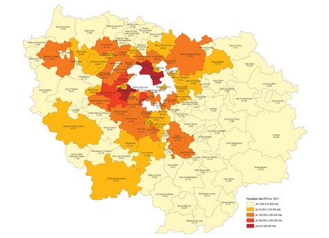 Carte interactive de la Métropole du Grand Paris IAU îdF