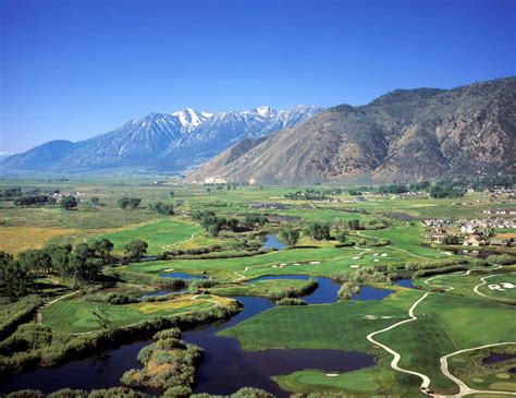 Aerial View Lakes Course 2 2 Carson Valley Nevada Genoa