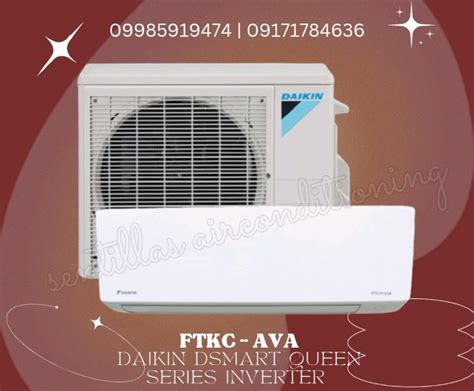 Daikin Dsmart Queen AVA Series Split Type Aircon Inverter TV Home