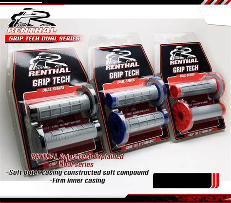 Renthal Grip Tech Explained Dual series - buy | OEM spare parts from ...