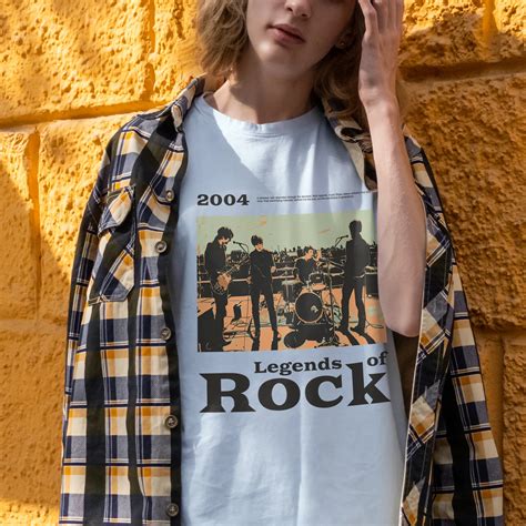 Legendary rock band playing on the rooftops of United Kingdom design t