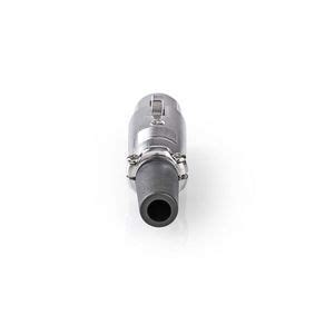 Connecteur Xlr Droit Femelle Plaqu Nickel Soudure Diam Tre D