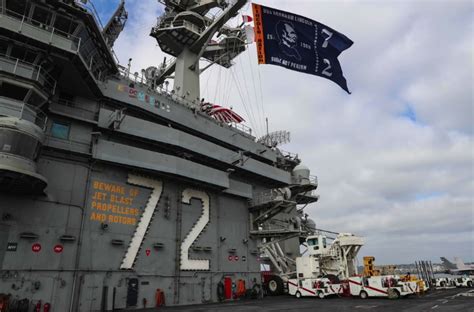 Aircraft Carrier Take Off Refueling And Landing Practice