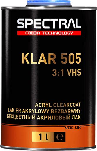 KLAR 52500 Dwuskładnikowy bezbarwny lakier akrylowy VHS Spectral