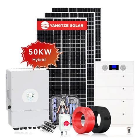 50kw Off Grid Hybrid Solar Power System For Optimal Energy Harvest