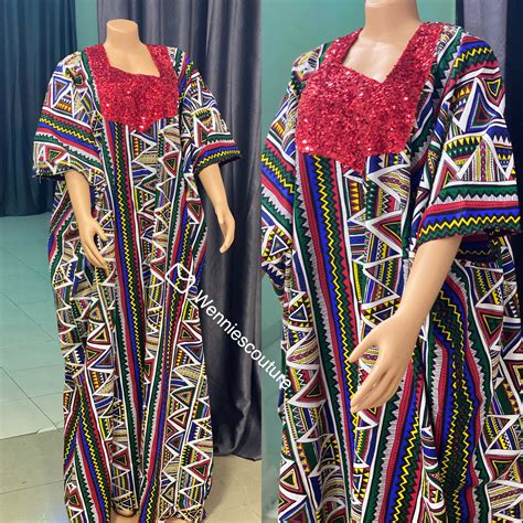 Ankara Boubou Gown Black Sequence Dress Sequence Gown Ankara Skirt