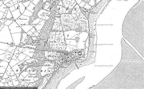 Beaumaris Castle Map