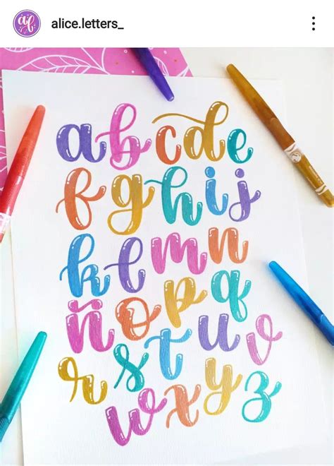 Abecedario Bonito Lettering Tipos De Letras Abecedario Letras Bonitas Y Faciles Moldes De