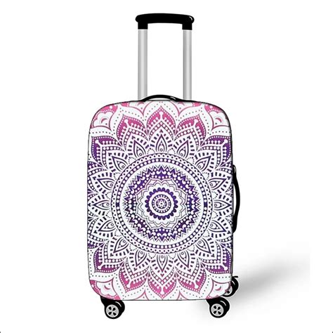 Blushing Mandala Luggage Cover Shop Asian Clothing Merchandise