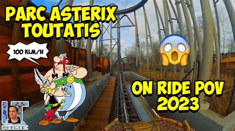 TOUTATIS Coaster Parc Asterix 2023 On Ride POV 100KLM H