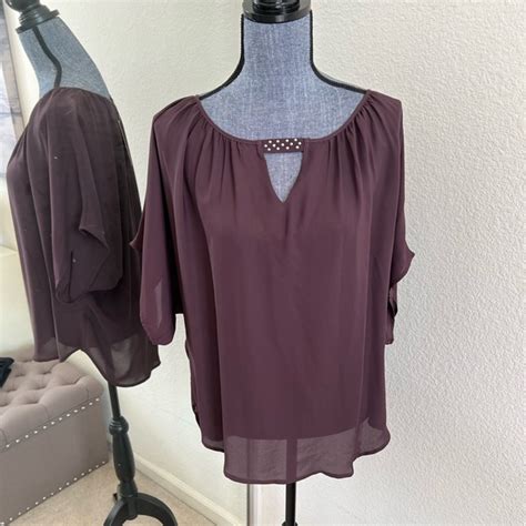 Daniel Rainn Tops Nwt Daniel Rainn Aubergine Tunic Top Poshmark