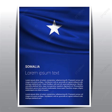 Somalia Flag Vector Hd PNG Images, Somalia Flag Design Vector, Symbol ...