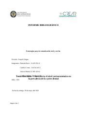 Informe Bibliografico Solemne Docx Informe Bibliogr Fico