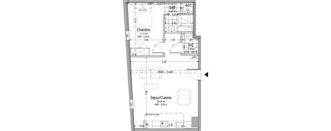 Plan Appartement T2 De 47 66 M² à Rénover à Troyes Résidence « Les