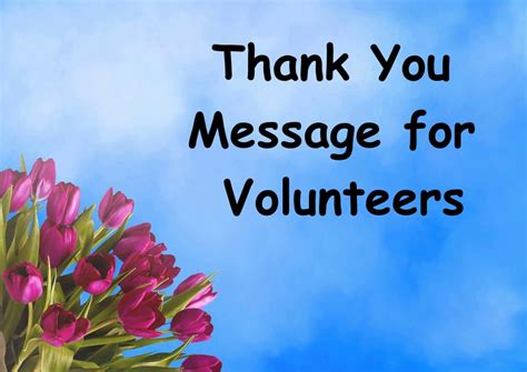 92 Thank You Message For Volunteers Best Appreciation Quotes