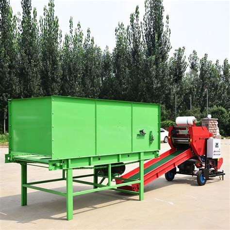 Electric And Diesel Engine Corn Silage Round Baler Machine Silage