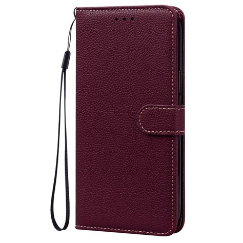 Luxury Leather Wallet Flip Case For Oppo A15 A16 A17 Card Holder