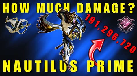 Warframe Nautilus Prime And Verglas Prime Steel Path Nuke Companion