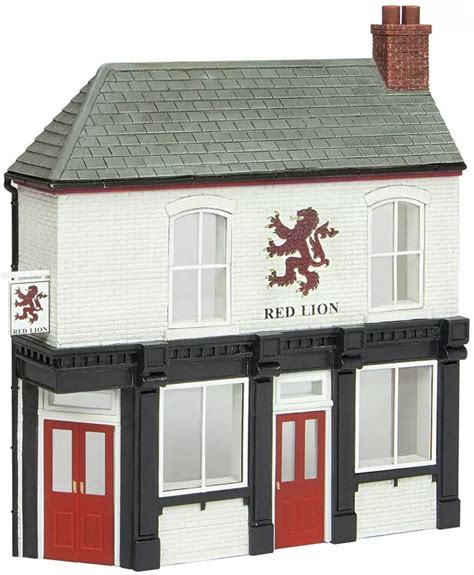 Bachmann Scenecraft 44 0201 Low Relief Corner Pub Red Lion Railway