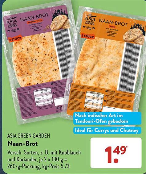 Asia Green Garden Naan brot Angebot bei ALDI SÜD 1Prospekte de