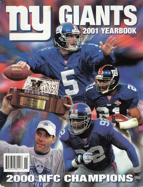 2001 New York Giants Yearbook Sportspaper Wiki