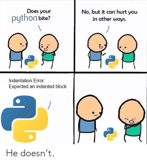 Python Really Bites You R Programmerhumor